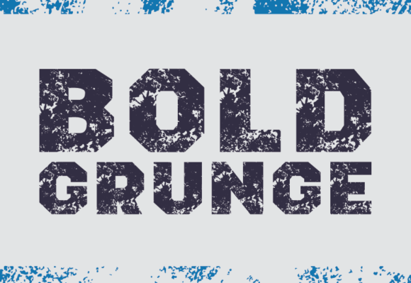 Preview of Bold Grunge Font