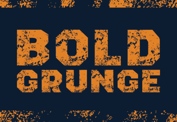 Thumbnail 3 of Bold Grunge Font