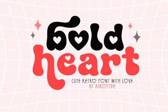 Preview of Bold Heart Font