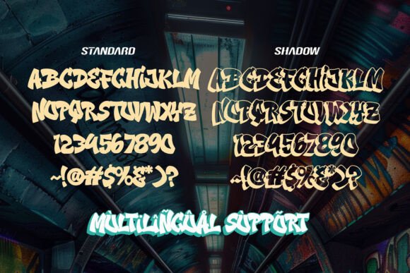 Thumbnail 2 of Bold Streak Font
