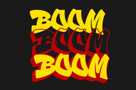 Thumbnail 3 of Bold Streak Font