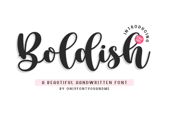 Preview of Boldish Font