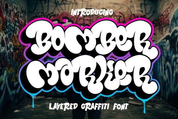 Preview of Bomber Marker Font