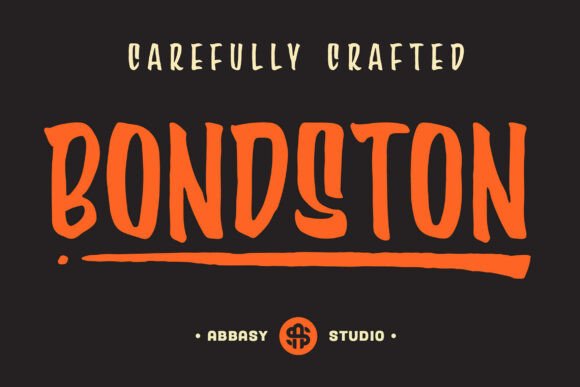 Preview of Bondston Font