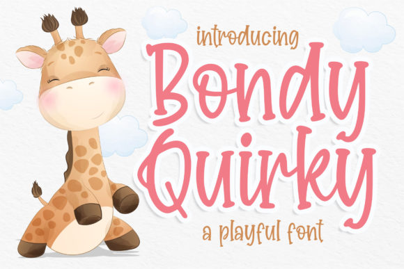 Preview of Bondy Quirky Font