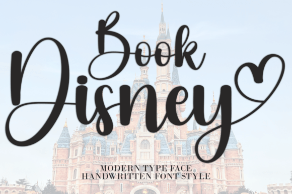 Preview of Book Disney Font