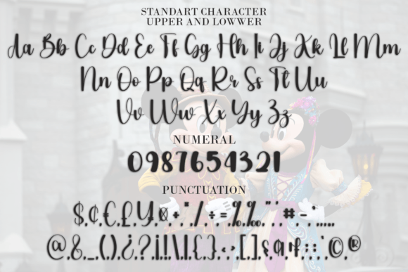 Thumbnail 4 of Book Disney Font