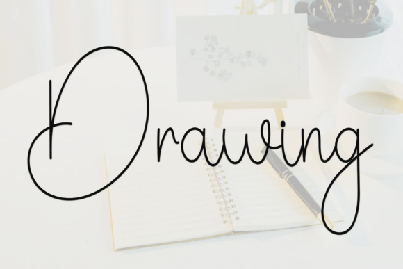 Thumbnail 3 of Book Handwriting Font