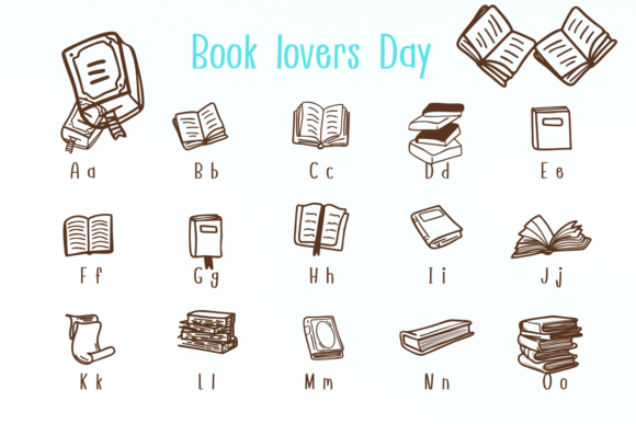 Thumbnail 2 of Book Lovers Day Font
