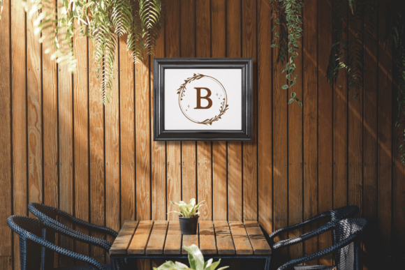 Thumbnail 4 of Botanic Monogram Font