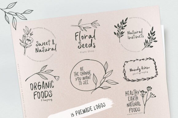 Thumbnail 2 of Botanical Garden Font