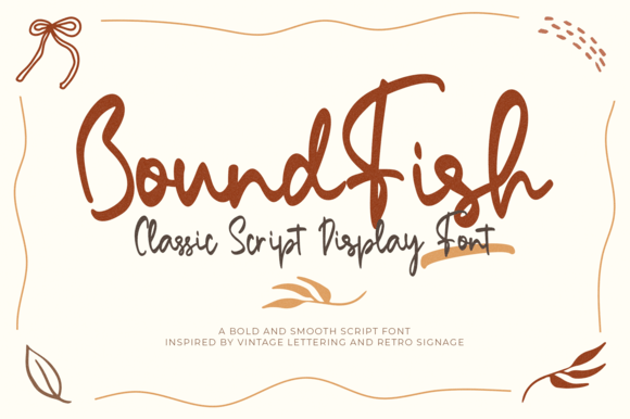 Preview of Bound Fish Font