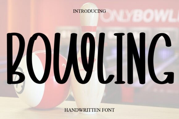 Preview of Bowling Font