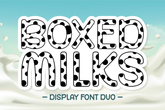 Preview of Boxed Milks Font