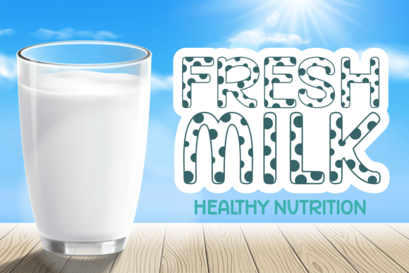 Thumbnail 3 of Boxed Milks Font