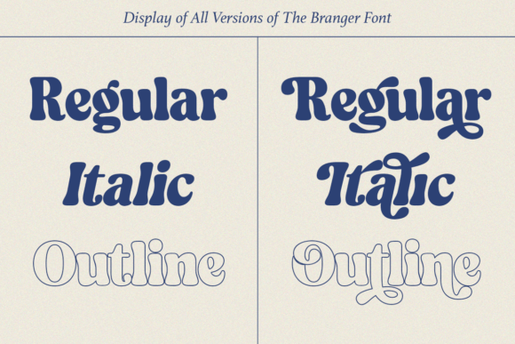Thumbnail 3 of Branger Font