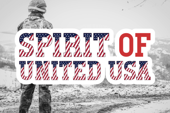 Thumbnail 3 of Brave America Font