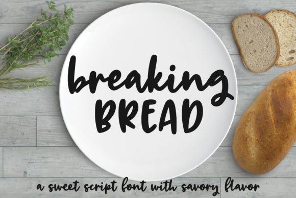 Preview of Breaking Bread Font