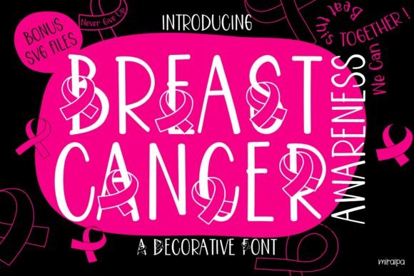 Preview of Breast Cancer Awareness Font