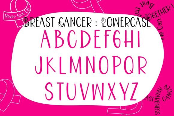 Thumbnail 4 of Breast Cancer Awareness Font