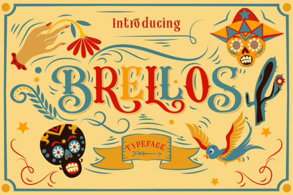 Preview of Brellos Font