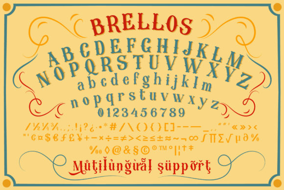 Thumbnail 2 of Brellos Font