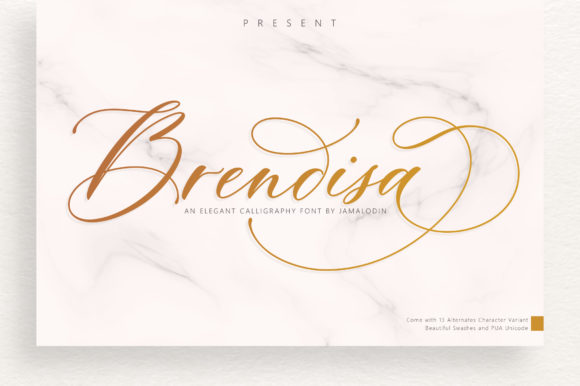 Preview of Brendisa Font