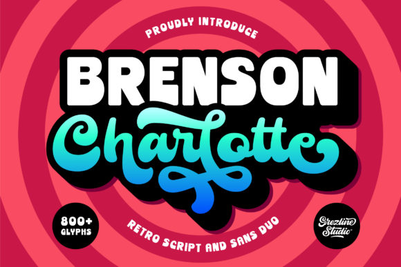 Preview of Brenson Charlotte Font