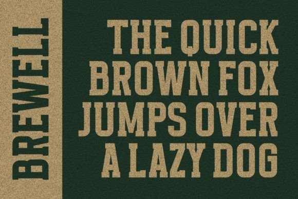 Thumbnail 2 of Brewell Font