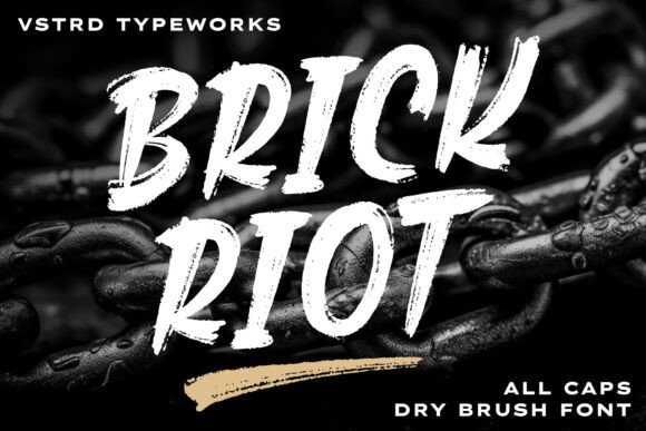Preview of Brick Riot Font