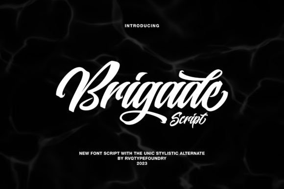 Preview of Brigade Script Font