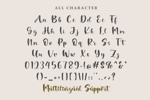 Thumbnail 2 of Brigeta Font