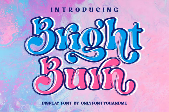 Thumbnail 3 of Bright Burn Font