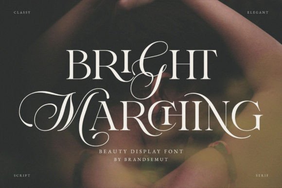 Preview of Bright Marching Font
