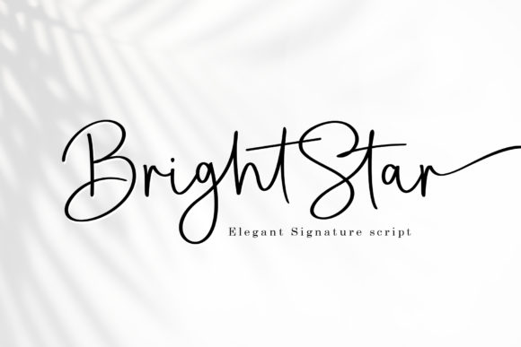 Preview of Bright Star Font