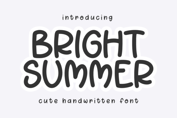 Preview of Bright Summer Font