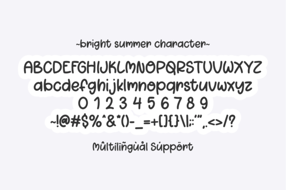 Thumbnail 3 of Bright Summer Font