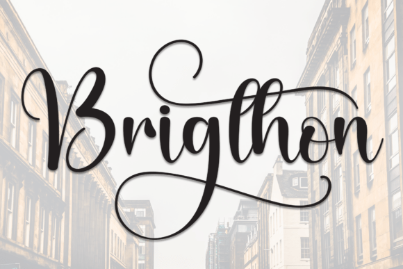 Preview of Brigthon Font