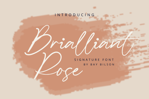 Preview of Brilliant Rose Font