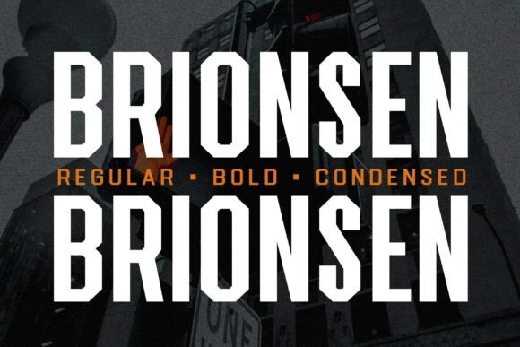 Preview of Brionsen Font