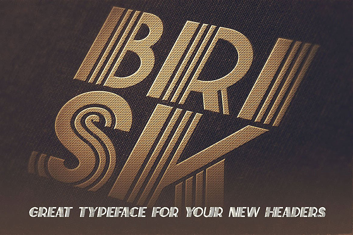 Thumbnail 4 of Brisk Font