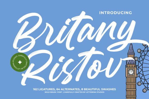Preview of Britany Ristov Font
