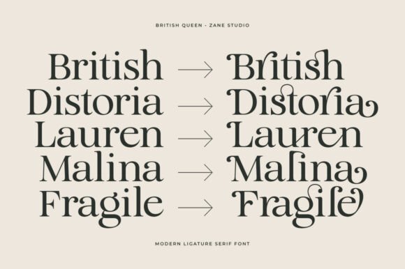 Thumbnail 3 of British Queen Font