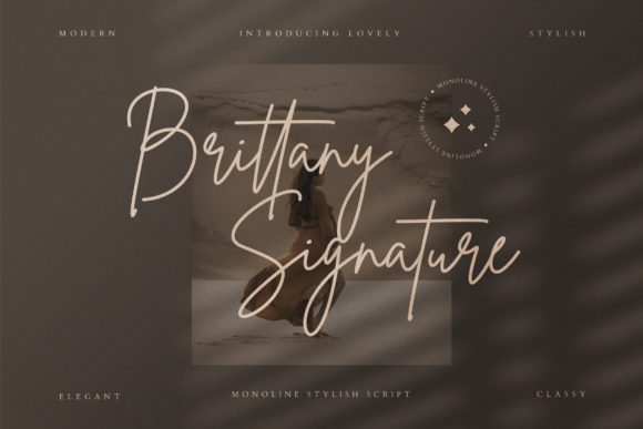 Preview of Brittany Signature Script Font