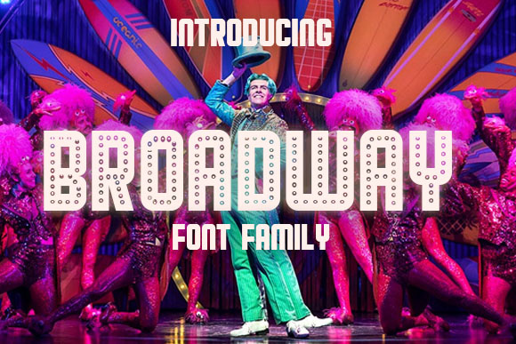 Preview of Broadway Font