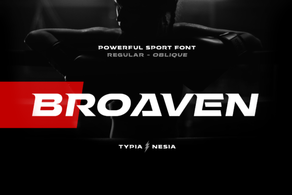Preview of Broaven Font