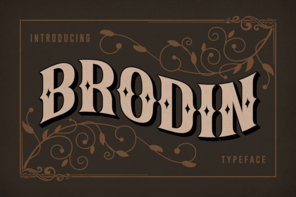 Preview of Brodin Font