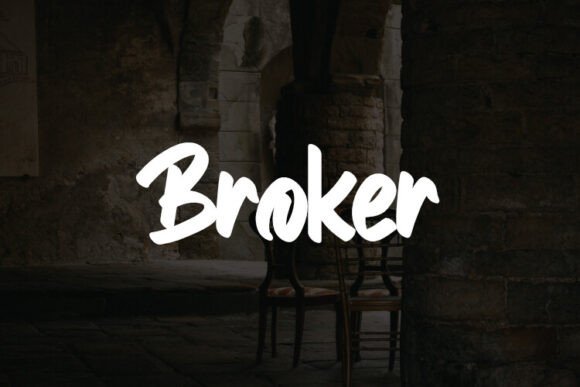 Preview of Broker Font