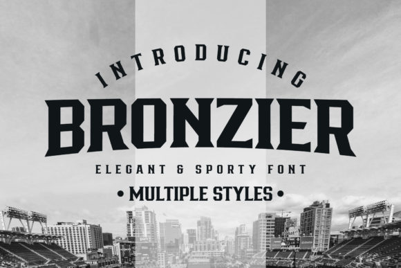 Preview of Bronzier Font