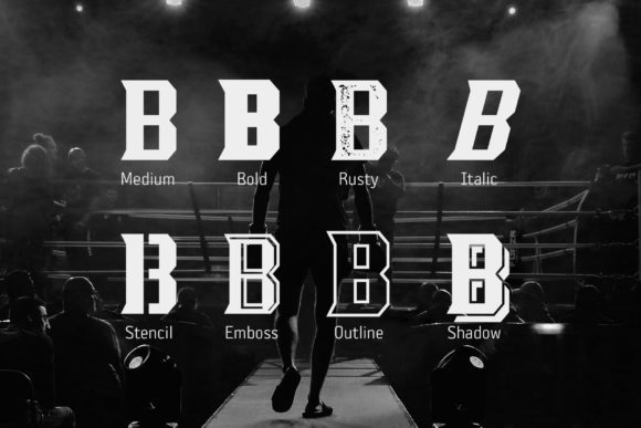 Thumbnail 2 of Bronzier Font
